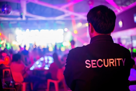 Security guard at an event