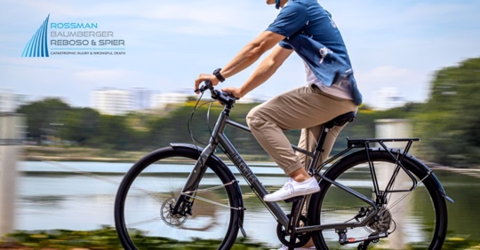 man riding a bicycle